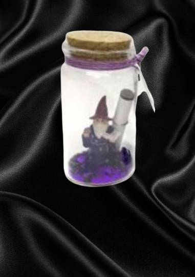 Magical Wizard in Bottle (Red Hat)